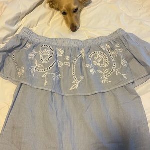 Off the shoulder blouse